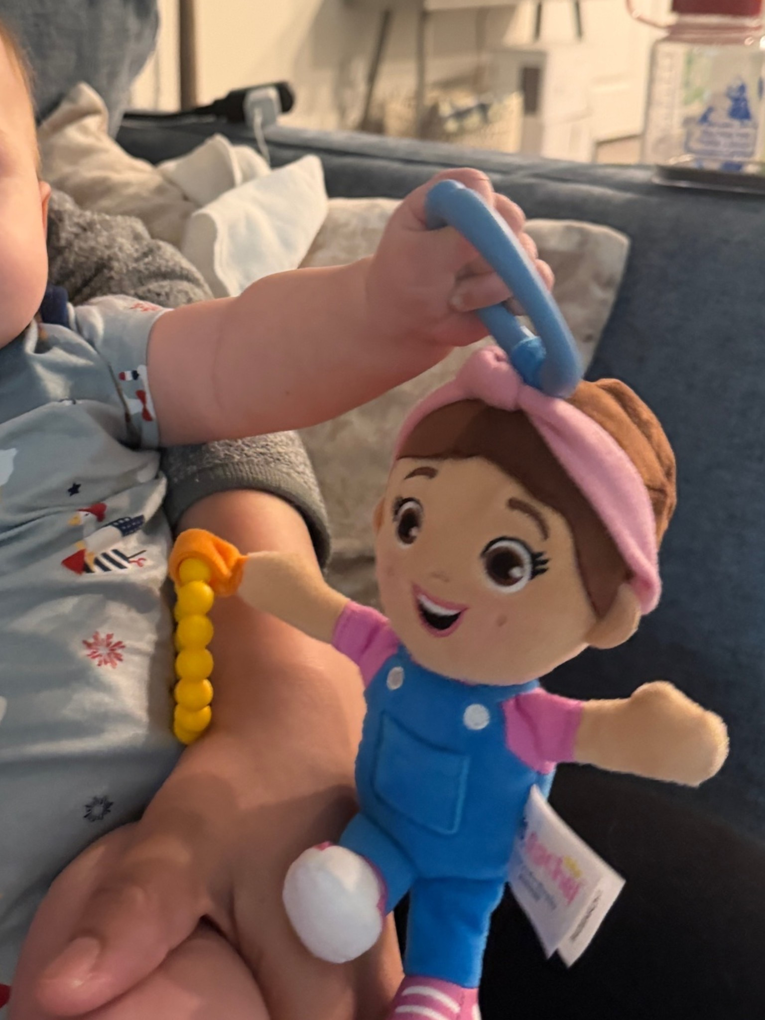 very proud of her tiny doll 🤣

#LTKmomlife #LTKKids #LTKBaby