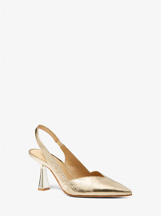 Chelsea Crackled Metallic Pump | Michael Kors | Michael Kors US