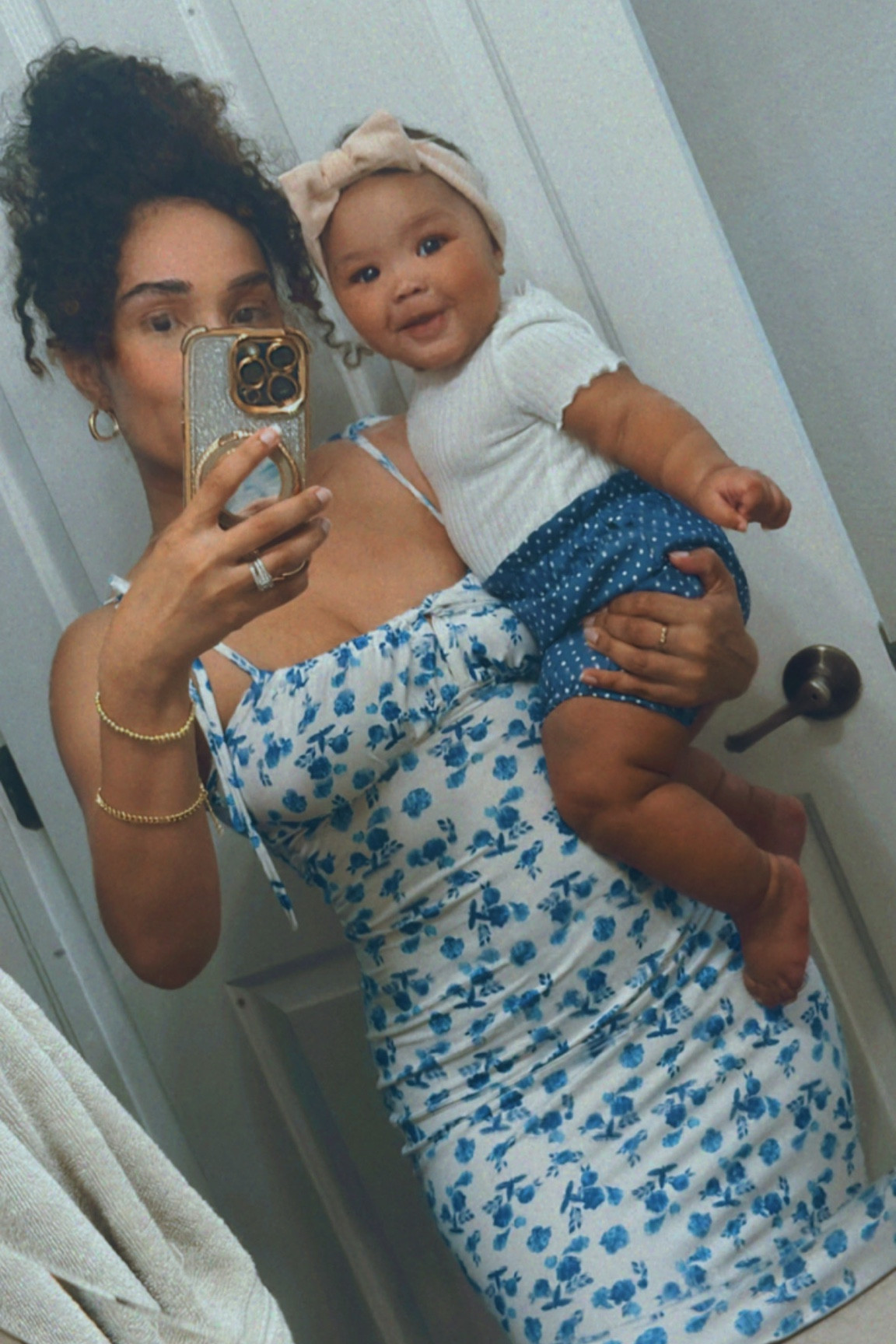 both of us in blue🦋🥹 perfect color for Easter! 

#LTKBaby #LTKFamily #LTKSeasonal