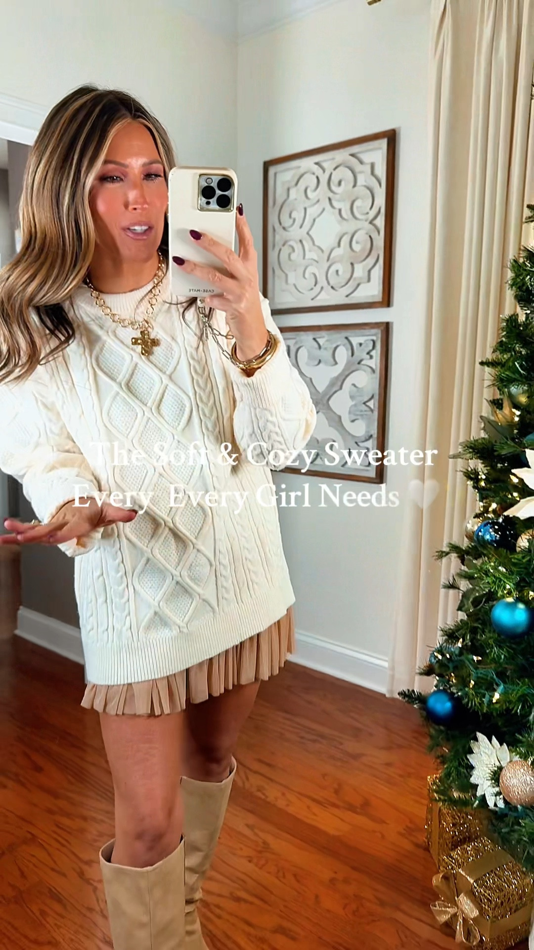 The Soft & Cozy Sweater Every  Every Girl Needs 🤍✨

If you’re hunting for that perfect winter sweater — the one that’s soft, timeless, and goes with literally everything — this is your sign. 🤍

This ANRABESS cable knit looks luxe, feels plush, and gives “Pinterest winter aesthetic” with zero effort. It’s roomy enough for layering, but still flattering and not overly bulky.

Throw it on with jeans, leggings, skirts — it’s an easy YES for moms and teens wanting warm + elevated outfits this season. ❄️✨

	•	cozy winter sweater women
	•	cable knit sweater outfit
	•	fall and winter wardrobe essentials

	•	#WinterWardrobeMustHaves
	•	#ComfyChicStyle
@Anrabess Fashion 

#TikTokShopCreatorPicks
#TikTokShopBlackFriday
#FashionDeals

#LTKSeasonal #LTKHoliday #LTKmomlife