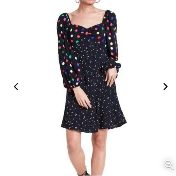 ✨rixo x target black multicolor polka dot dress ✨ | Poshmark