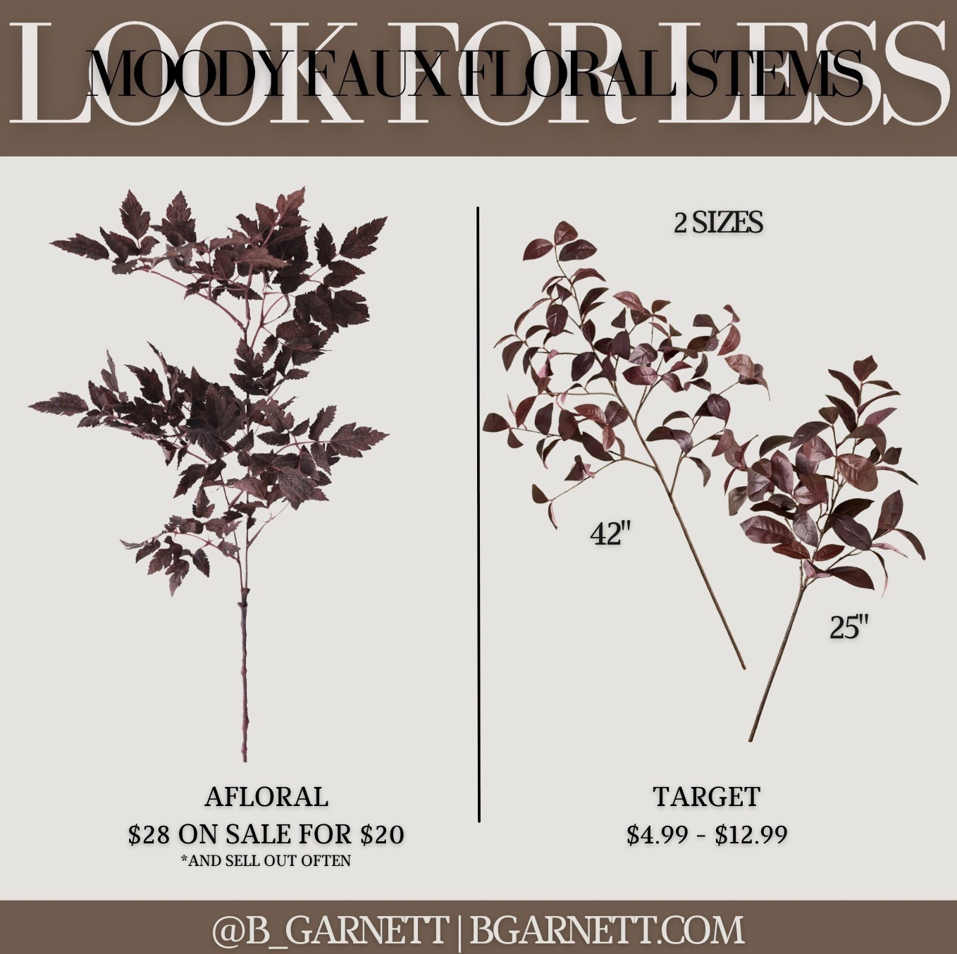 One of the best lookalikes I have seen in a long time. Big savings either way as the Afloral option is currently on sale 

Faux stems | faux floral arrangement | moody home decor | home decor 

#LTKHome #LTKStyleTip #LTKFindsUnder50