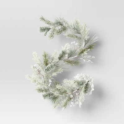 Christmas Heavy Flocked Artificial Garland - Threshold™ | Target