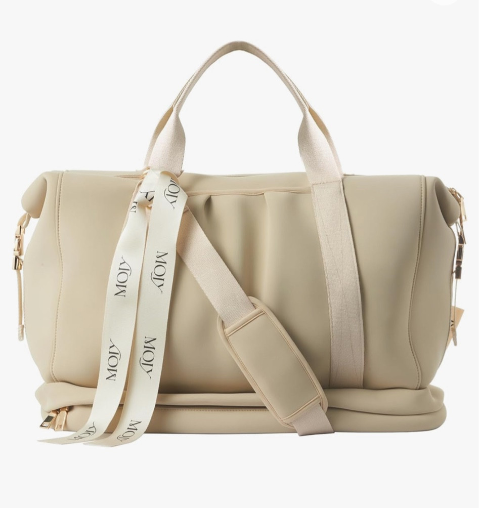 Amazon travel bag

Personal item
Airport travel bag
Airport Carry on bag
Neoprene bag
Diaper bag
Gym bag
Workout bag
Luggage
Work bag
Laptop bag
Carry all bag
Beige travel bag 

MOIY Gym bag for women with shoe compartment, Waterproof weekender bags for women travel, Carry on bags for airplane, Neoprene travel bag, Yoga mat bag, Duffel bag, Womens gifts for christmas


#LTKfindsunder100 #LTKfitness #LTKtravel