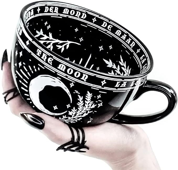 La Lune Large Coffee Moon Mug in Gift Box By Rogue + Wolf Halloween Decor Spooky Ghost Fall Mugs ... | Amazon (US)