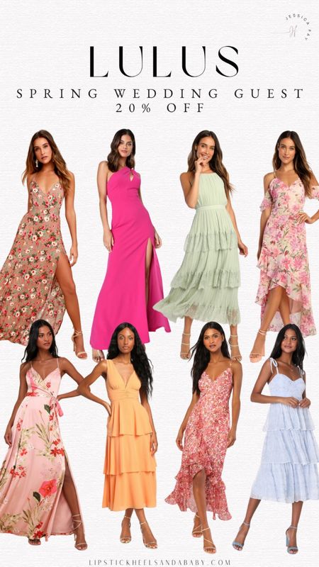 Lulus 20% off dresses code ONMYWAY, spring wedding guest dress, summer wedding guest dresz 

#LTKfindsunder100 #LTKwedding #LTKsalealert