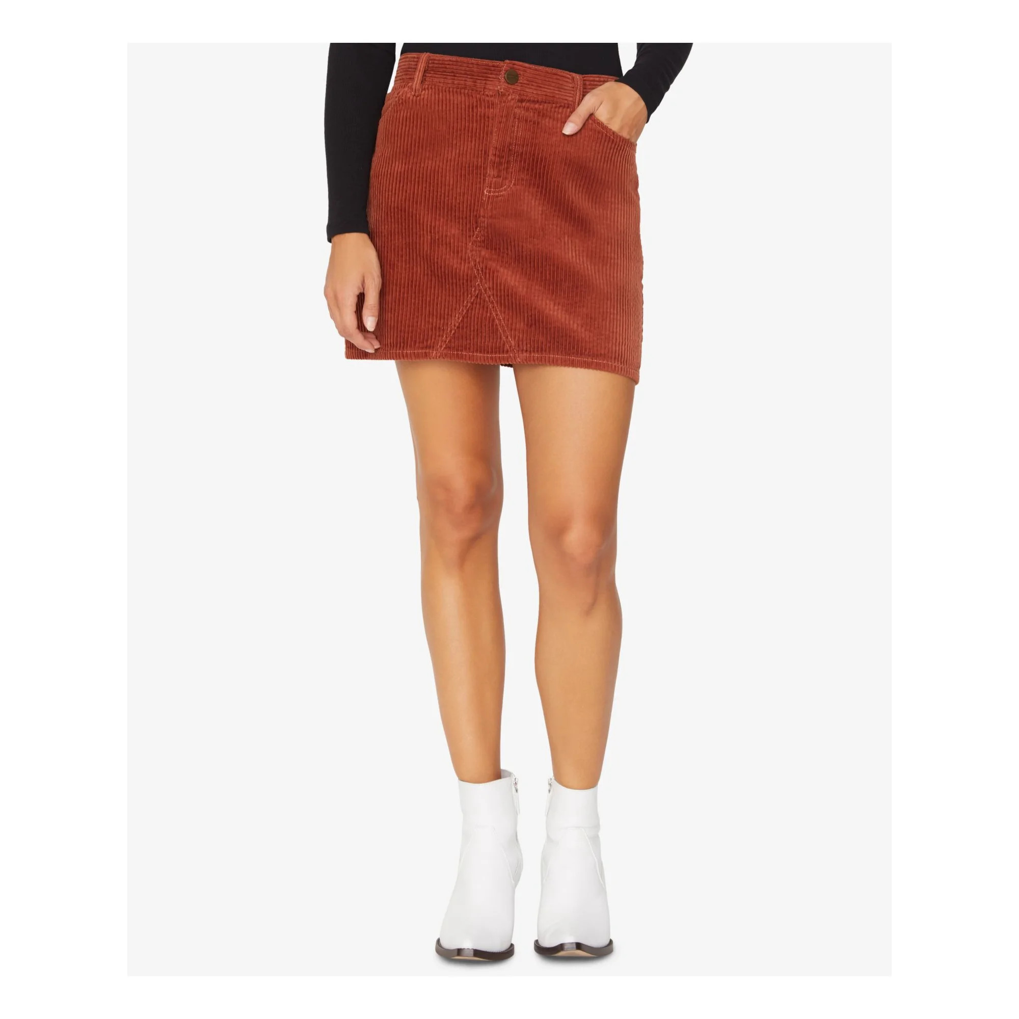 SANCTUARY Womens Brown Corduroy Ryan Mini Skirt 25\0 | Walmart (US)