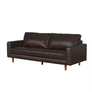 Hobbes Mid-Century Leather Sofa - Abbyson Living | Target