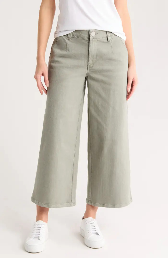 Democracy Crop Wide Leg Boyfriend Jeans | Nordstromrack | Nordstrom Rack