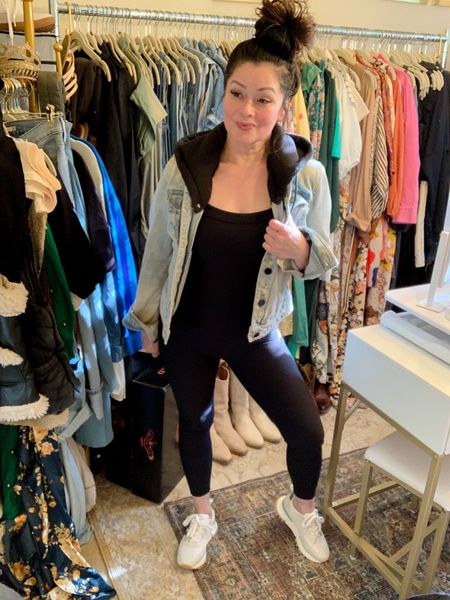 Wearing a size small in the jumpsuit runs TTS.
Size 6 in shoes very comfortable.

Leotard 
One piece 
Workout outfit

When shopping Kinsley Armelle use my Discount Code: AliT20

#LTKfitness #LTKActive #LTKstyletip