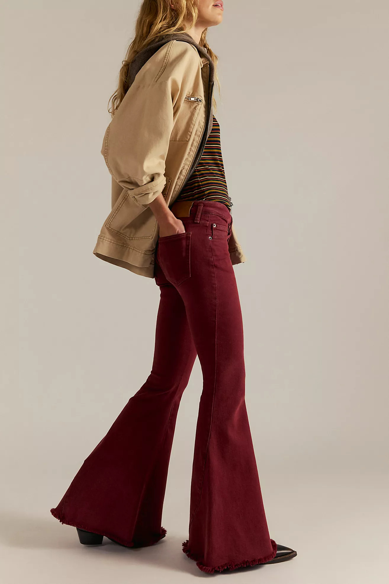 We The Free Emre Low-Rise Flare Jeans | Free People (Global - UK&FR Excluded)