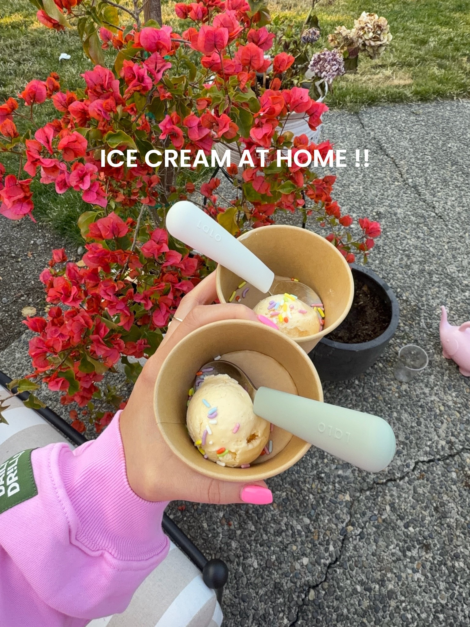 Ice cream at home with the kitchenaid ice cream attachment!! #icecream #kitchenaid