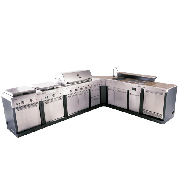 Medallion Series 7 Piece Modular Outdoor Kitchen | Wayfair North America