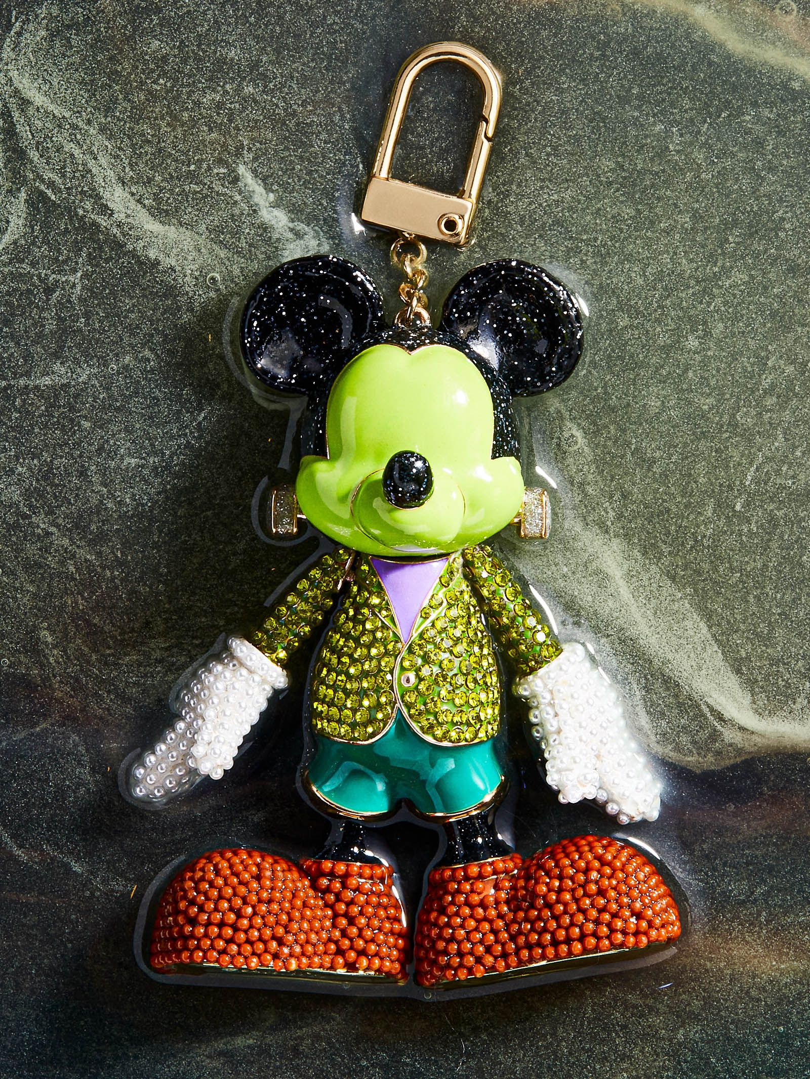 Mickey Mouse Disney Bag Charm: Glow-in-the-Dark Frankie | BaubleBar (US)