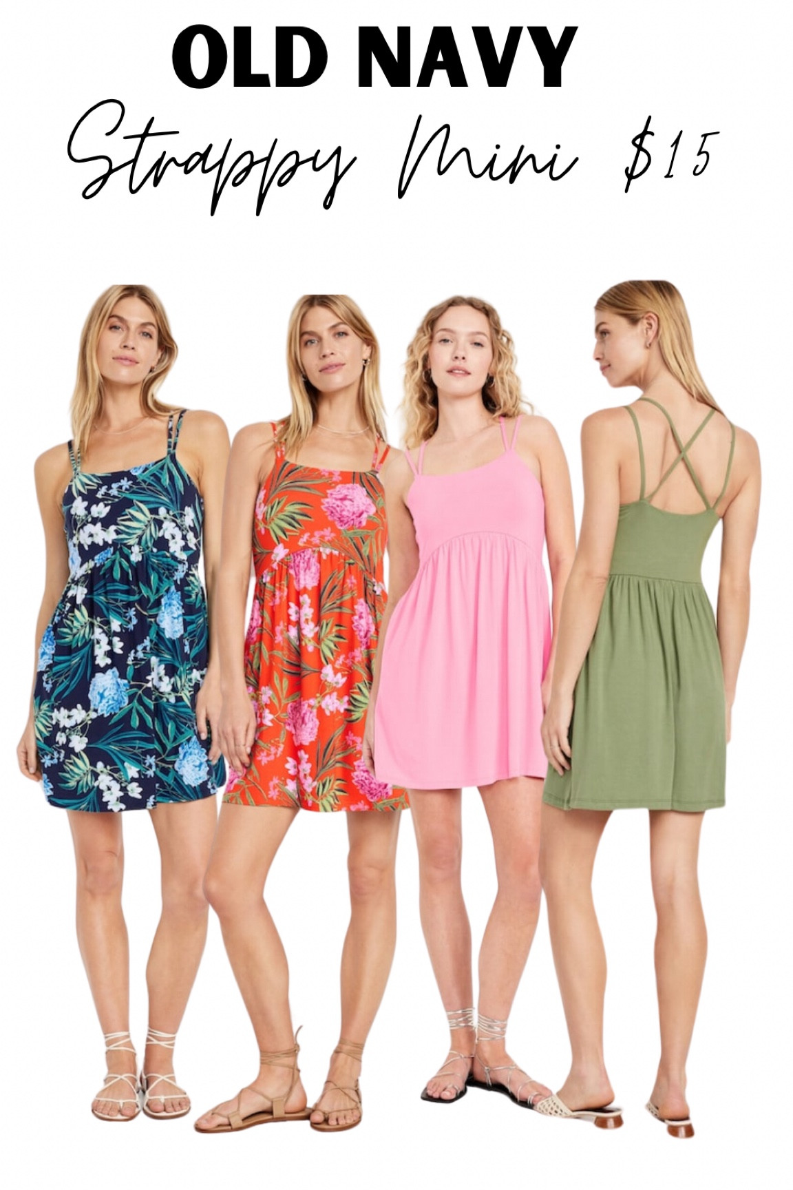 fit & flare strappy mini dress Amarigrace main image 0