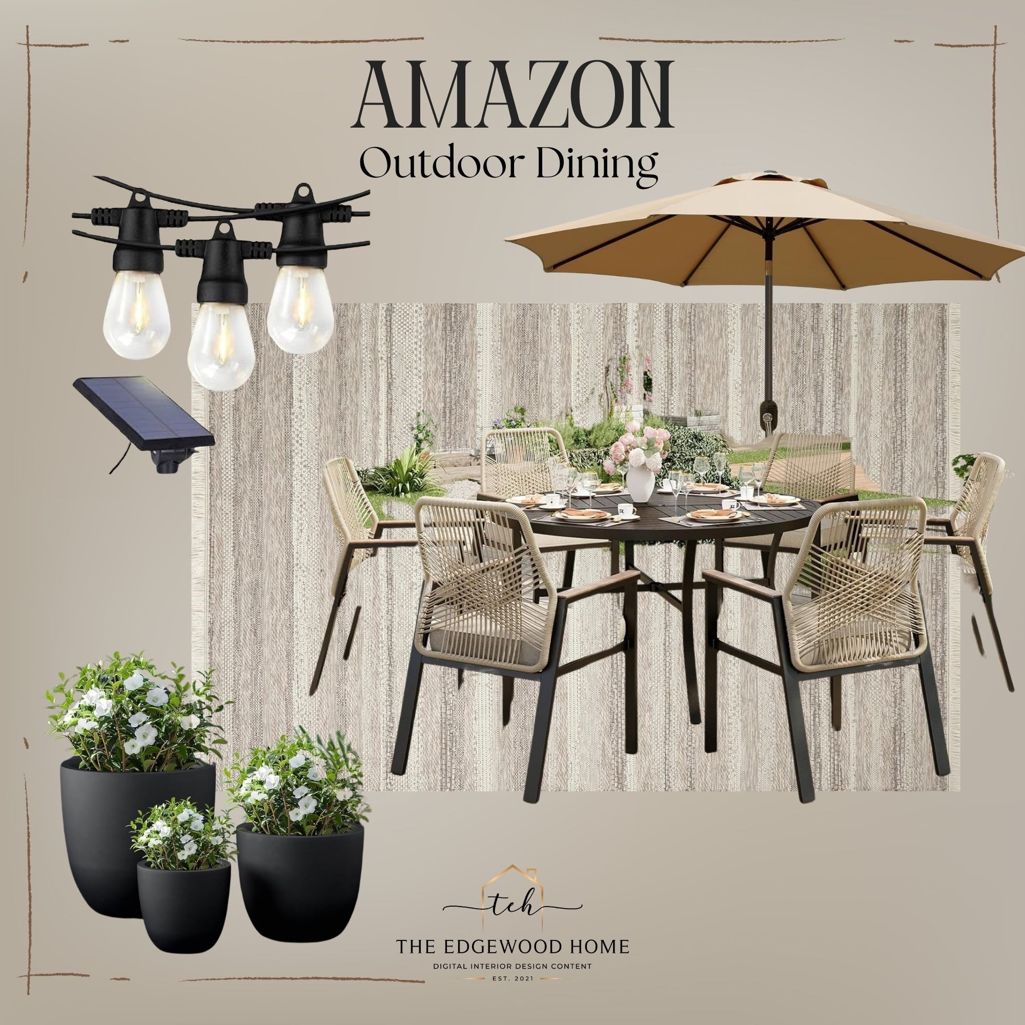 Amazon Outdoor Dining

#LTKHome #LTKSeasonal
