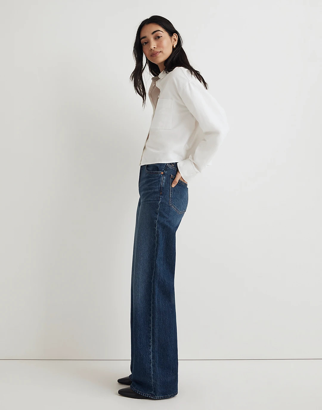 Superwide-Leg Jeans in Vietor Wash | Madewell