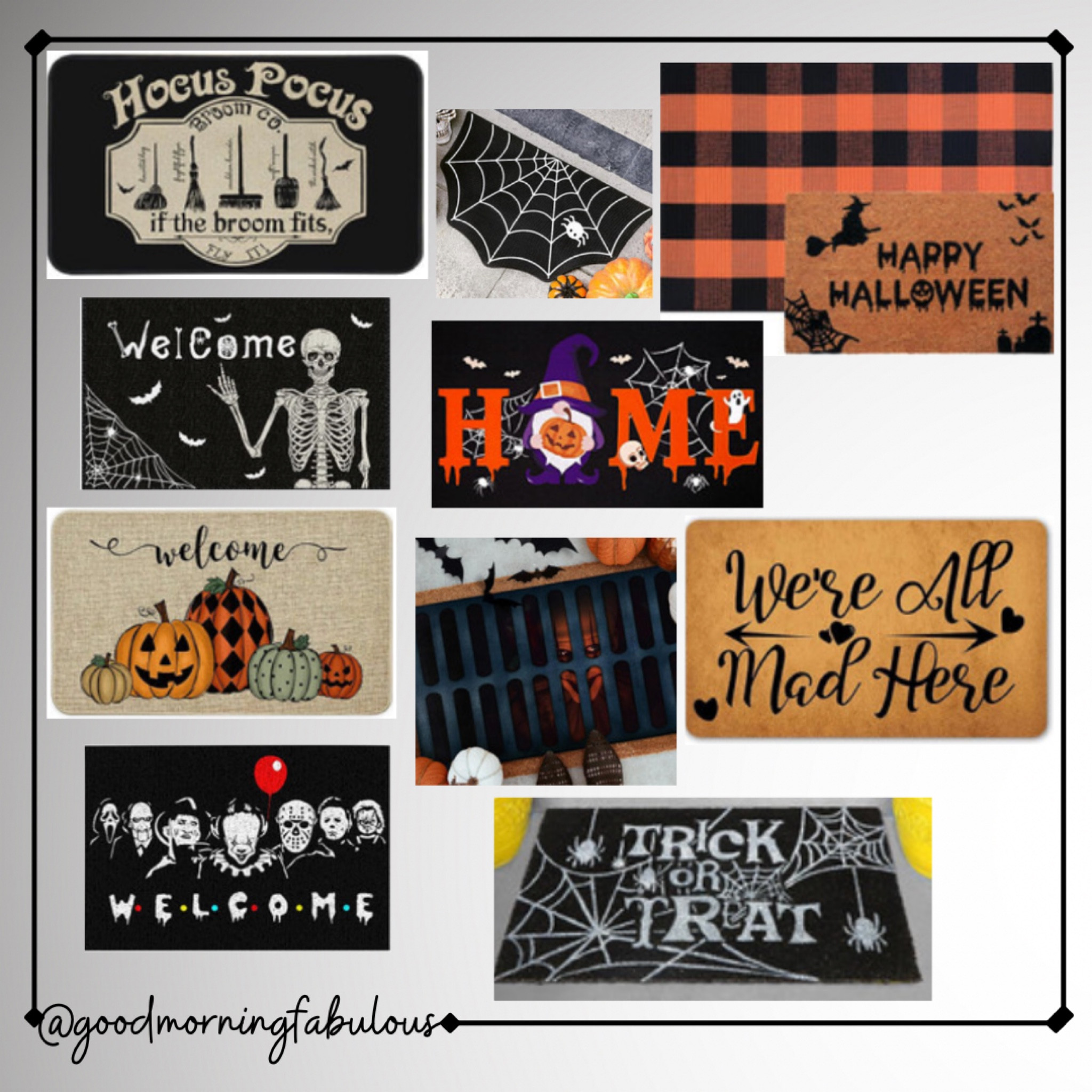 Halloween doormats 

#LTKHalloween #LTKhome #LTKfindsunder50