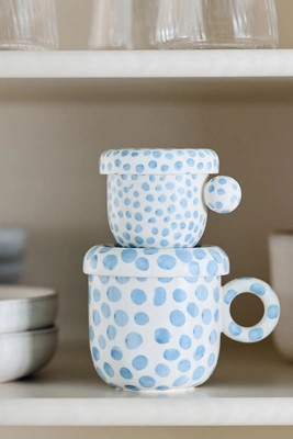 Rika Stoneware Espresso Cup | Anthropologie (US)