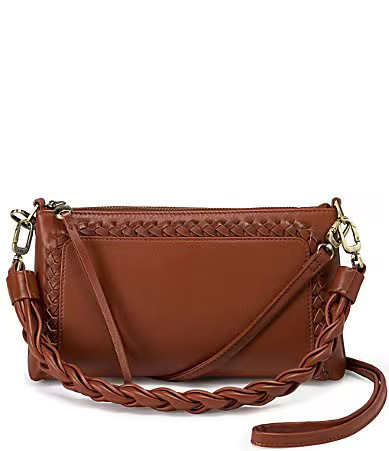 HOBO Darcy Braided Detail Crossbody Bag - Luggage | Dillard's