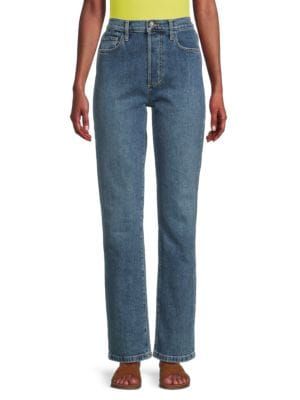 Favorite Daughter The Vivi High Rise Straight Jeans on SALE | Saks OFF 5TH | Saks Fifth Avenue OFF 5TH