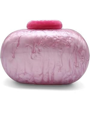 Acrylic Evening Clutch Bag for Women Shell Shape Shoulder Crossbody Bag Glitter Marble Purse Hand... | Amazon (US)