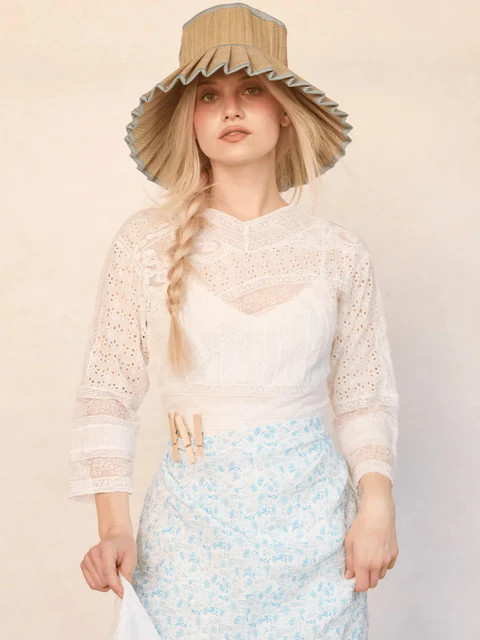 Sea Pearl | Island Capri Hat | Lorna Murray | Beau & Ro