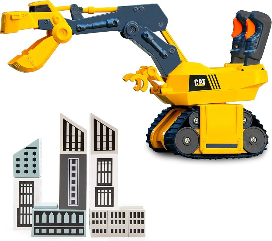 CAT Construction Toys Funrise CAT Light & Sound Roaring Rex-Cavator Battery Operated Toy Excavato... | Amazon (US)