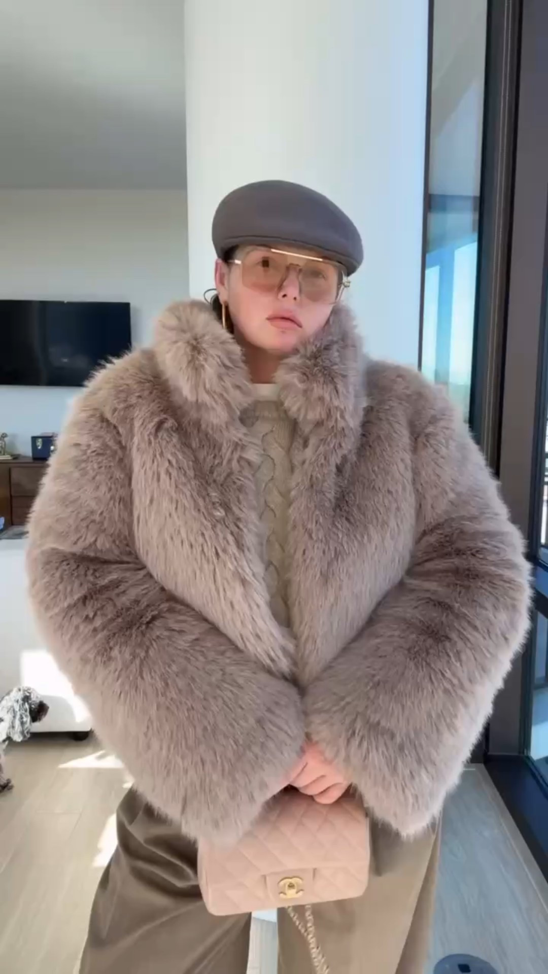 I love the bell sleeve and the subtle fit in flare silhouette of this wool cardigan. Paired with men’s cargo jeans for juxtaposition then layered with large scale plaid coat for a touch of maximalist style. & I had to add the coach kisslock for a vintage twist.

For the second look, we went grandpa glam 🤗 This structured newsboy hat paired with a chunky cable knit sweater has me channeling Mr Roger’s. But because she’s a DIVAAAA I had to layer this look with a faux fur cropped coat.

#LTKootd #LTKCyberWeek #LTKHoliday #LTKootd #LTKCyberWeek #LTKSeasonal