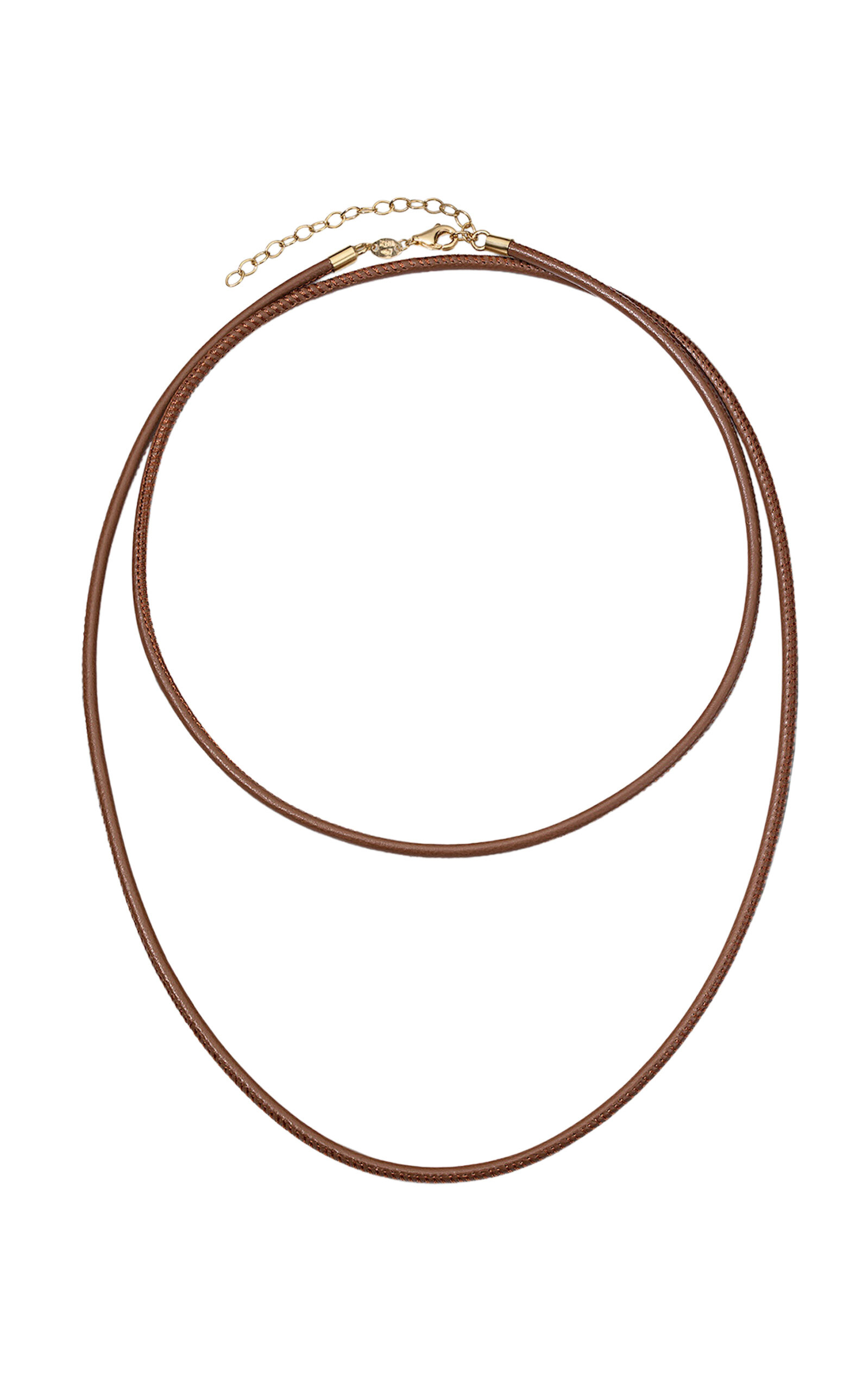 Thin Leather Cord Necklace | Moda Operandi (Global)