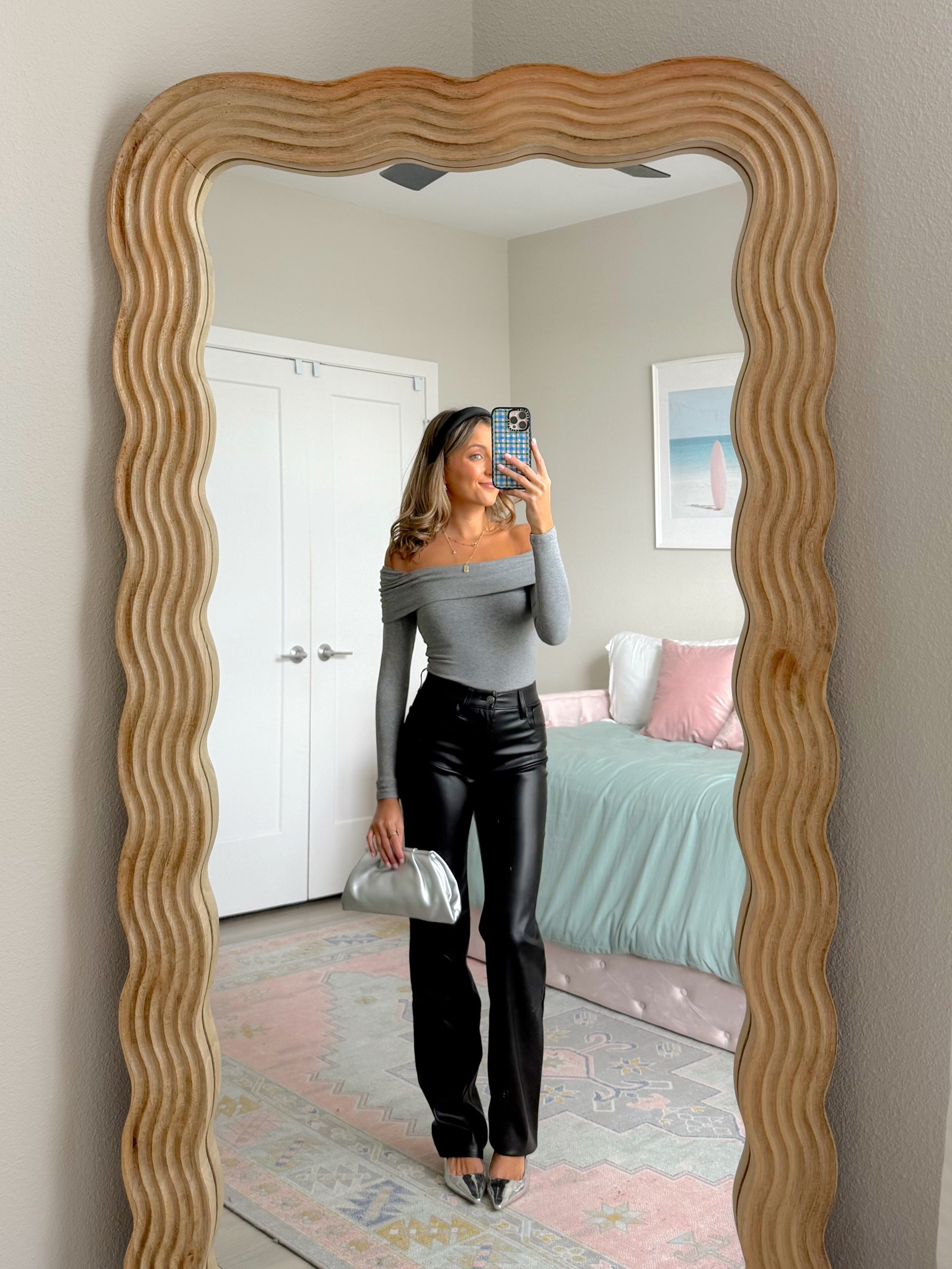 the cutest winter outfit from abercrombies sale - up to 40% off almost everything + use code AFMCKENZIE for an extra 15% off 🎄🩷 wearing a 24 in leather pants  

#LTKSaleAlert #LTKootd #LTKHoliday