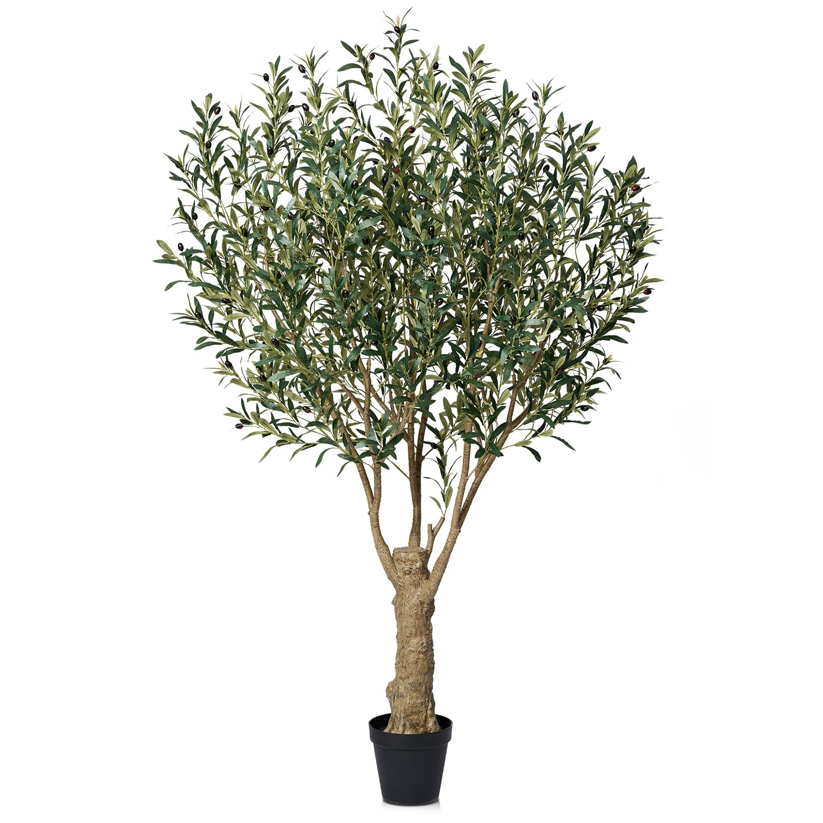 Artificial Olive Tree 210cm Large Fake Plant-Faux Plants for Indoor&Outdoor Decor, UV Resistant A... | Amazon (UK)