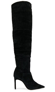 Schutz Ashlee Over The Knee Boot in Black from Revolve.com | Revolve Clothing (Global)