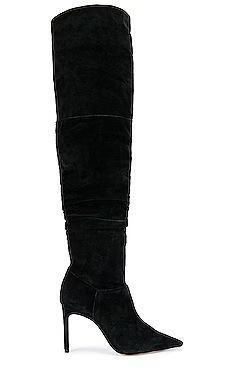 Schutz Ashlee Over The Knee Boot in Black from Revolve.com | Revolve Clothing (Global)