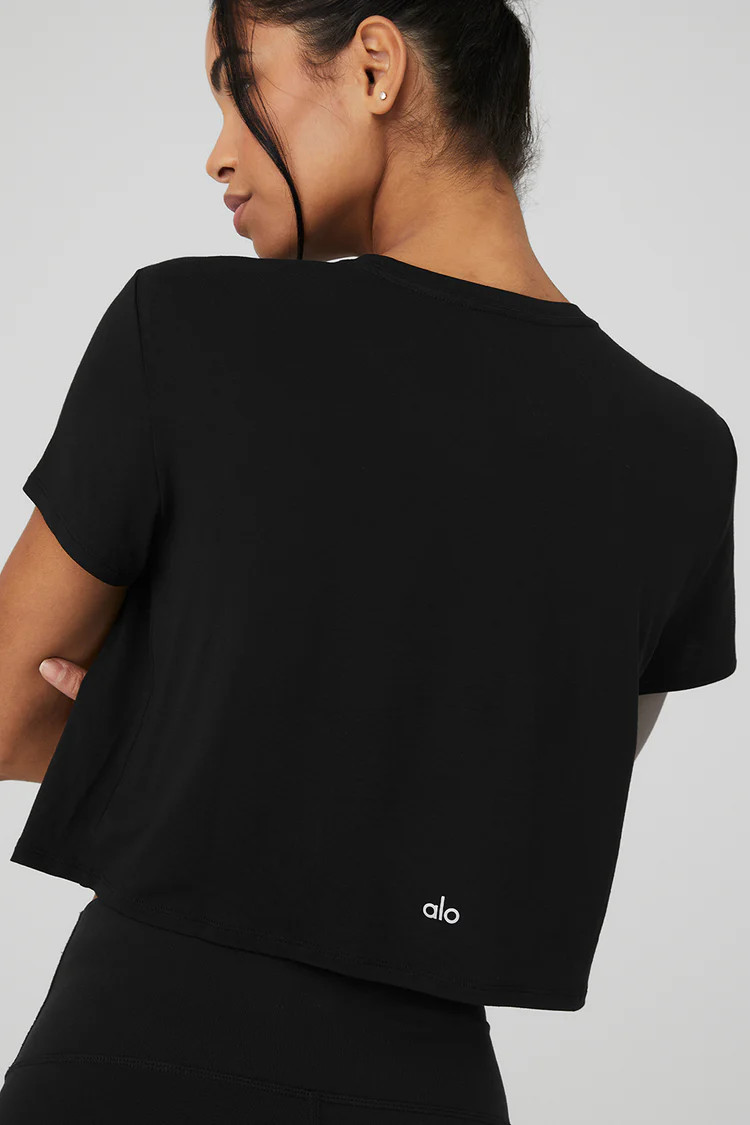 Cropped All Day Short Sleeve | Alo Yoga (US)