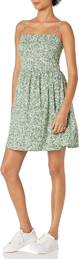 Goodthreads Women's Georgette Smock-Back Cami Mini Dress | Amazon (US)