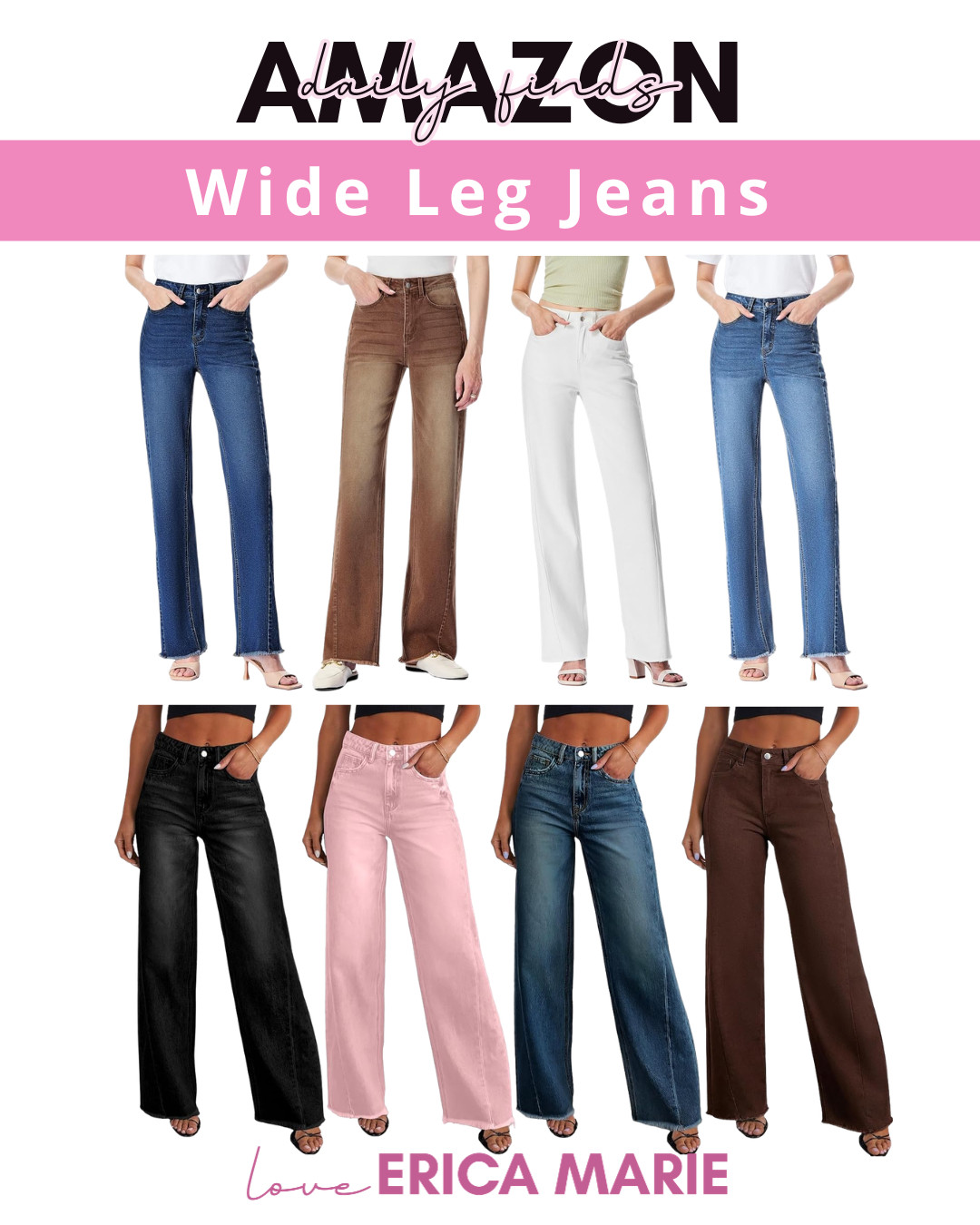 A good pair of wide leg jeans is one of my favorite spring to summer wardrobe staples. Comfortable, flattering, and easy to style with tanks, tees, or simple tops and sandals. Sharing some of the best high waist wide leg jeans I’ve found lately. spring outfits, summer outfits, wide leg jeans, high rise wide leg jeans, amazon jeans, everyday outfit ideas, midsize fashion, mom style, casual denim looks 

 #LTKSpringSale #LTKootd