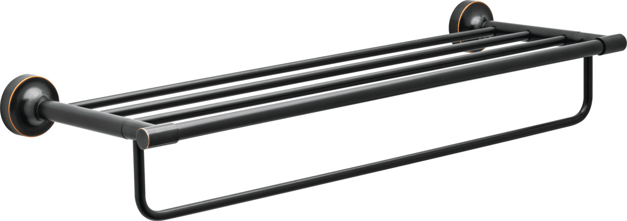 Better Homes & Gardens Holbrook 24" Towel Rack With Item Storage, Oil Rubbed Bronze - Walmart.com | Walmart (US)