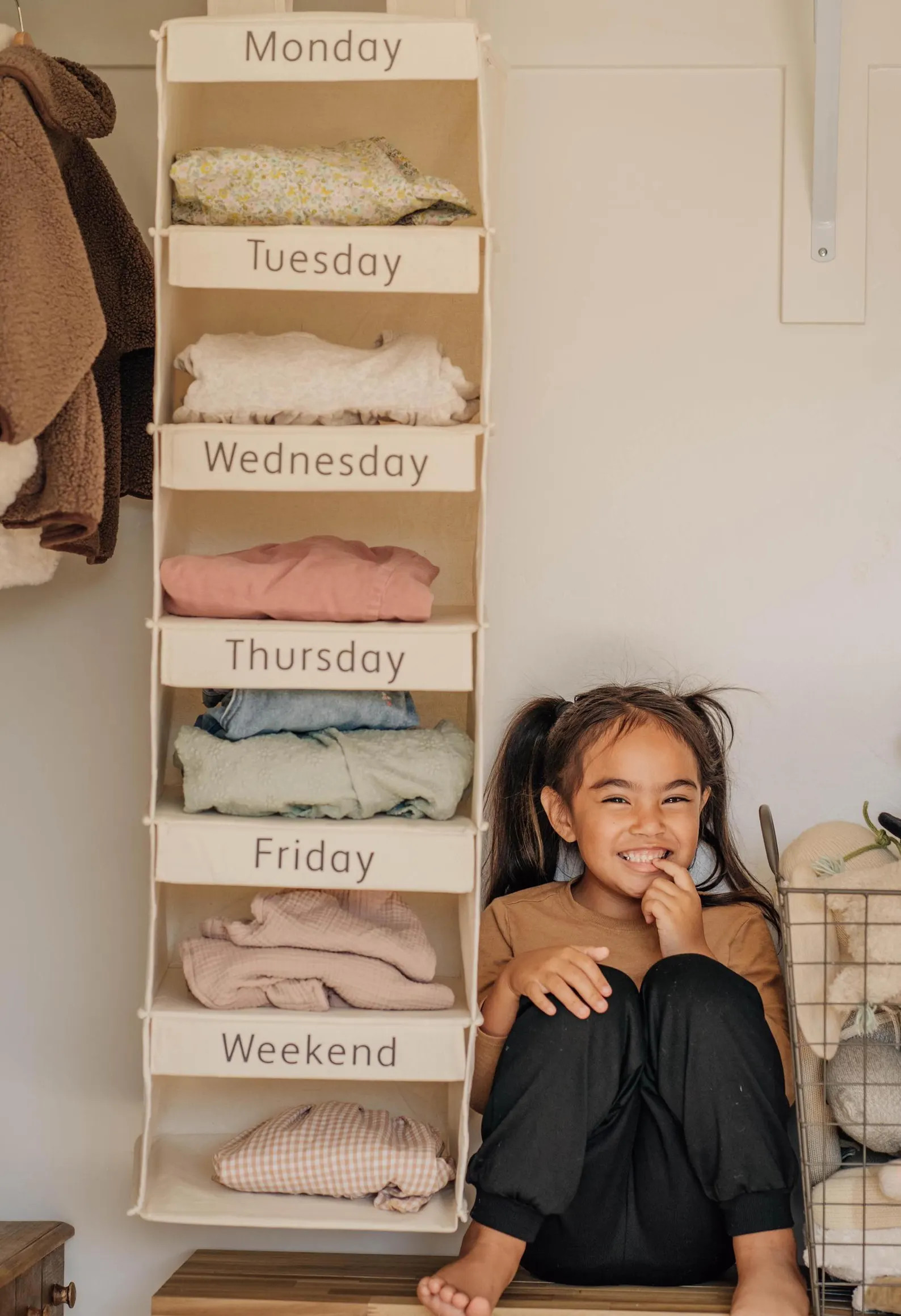 Weekly Clothes Organizer for Closet Outfit Planner Back to School Closet Organizational Gift for ... | Etsy (US)