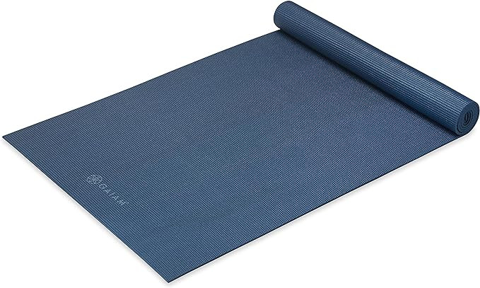 Gaiam Yoga Mat - Premium 5mm Solid Thick Non Slip Exercise & Fitness Mat for All Types of Yoga, P... | Amazon (US)