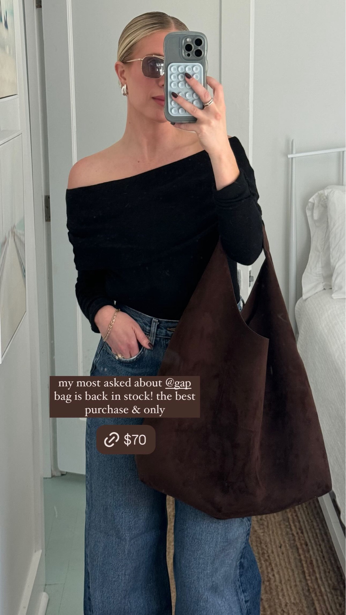 the most sold out bag of the season is now back in stock and just $70! grab her now!! 

#LTKSeasonal #LTKItBag #LTKFindsUnder100