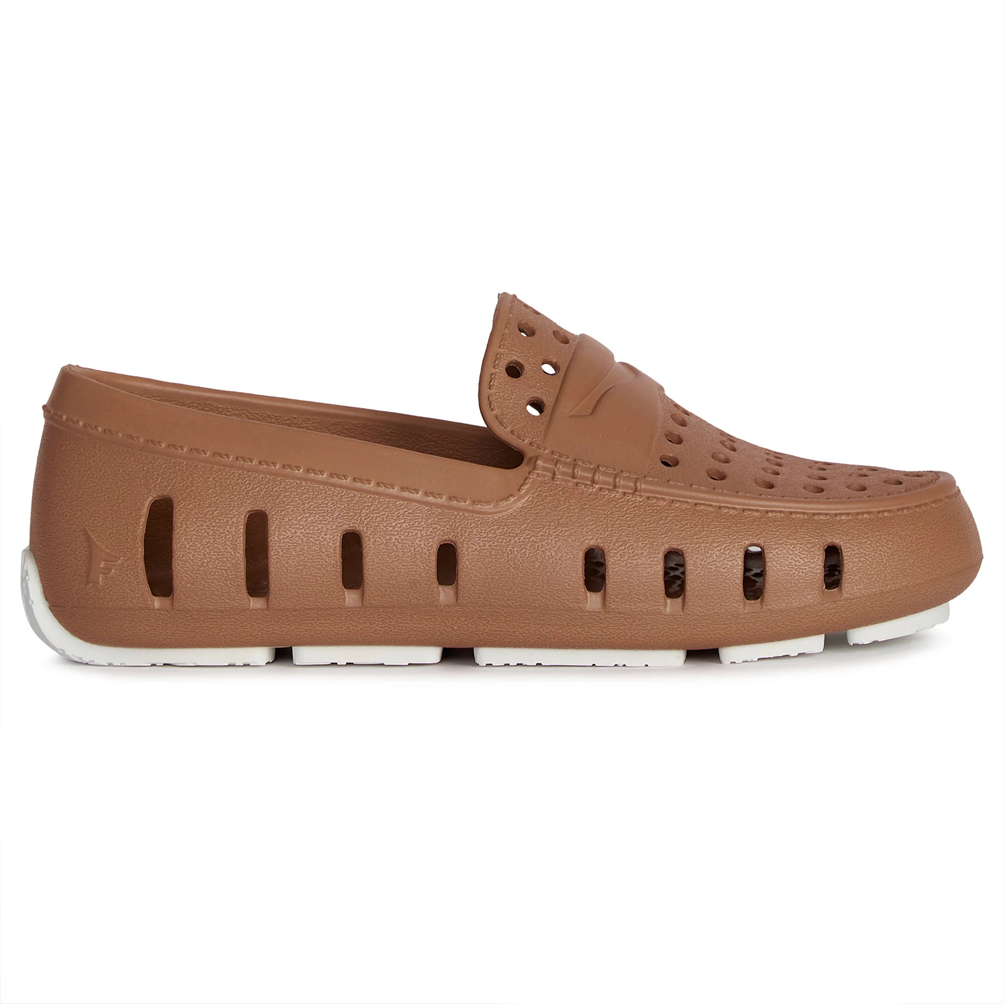 Kid’s Prodigy Driver Foam Shoe | Tan/Bright White | Floafers