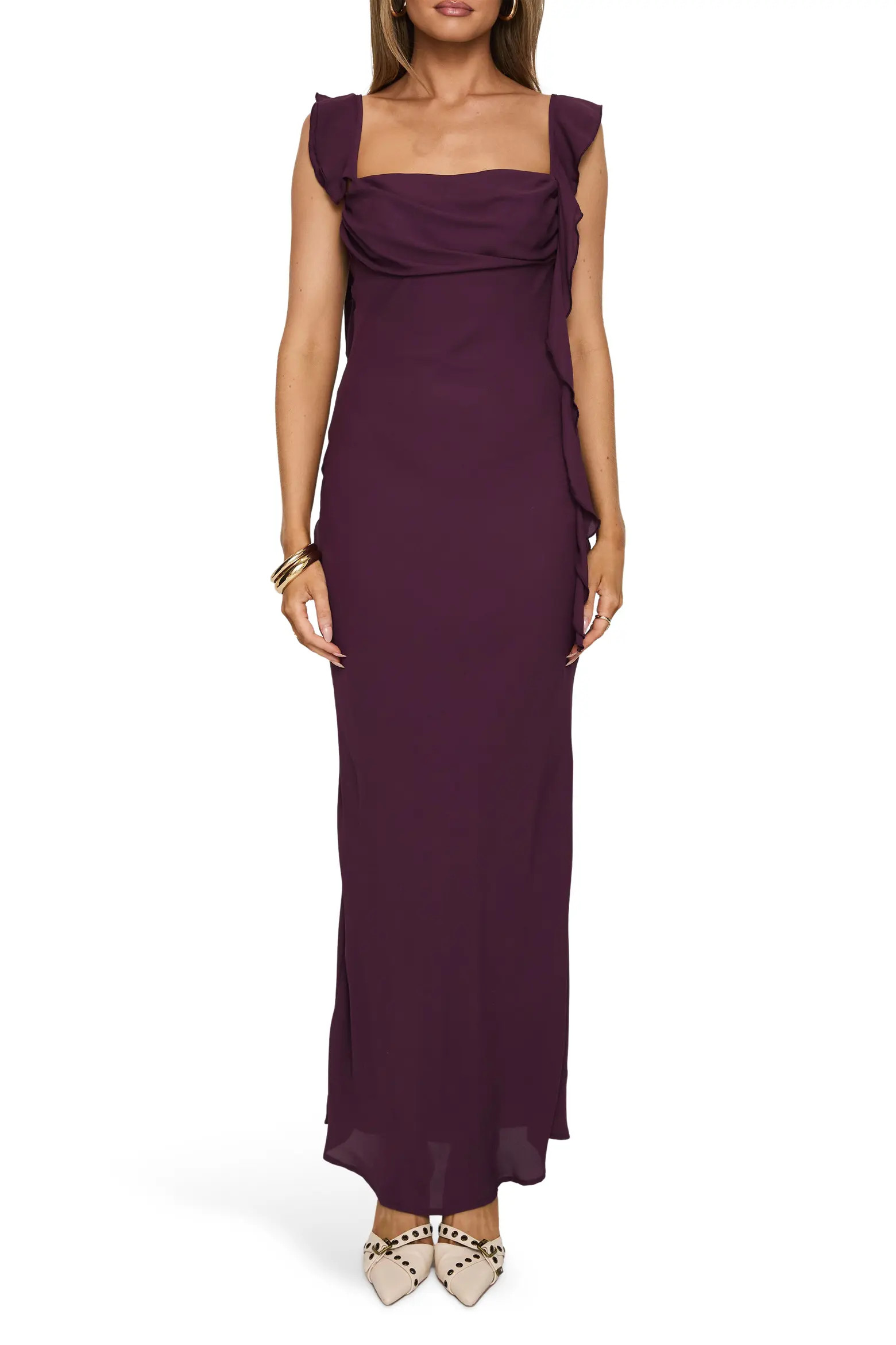 Lanai Ruffle Sleeveless Maxi Dress (Women) | Nordstrom | Nordstrom