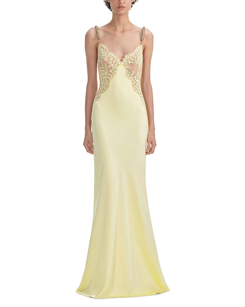 Self-Portrait x Christopher Kane Lace Satin Maxi Dress | Bloomingdale's (US)