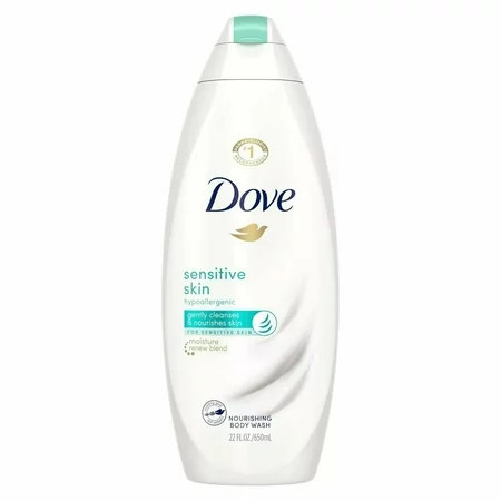 Dove Sensitive Skin Body Wash Gently Cleanses & Nourishes 22 oz 5-Pack | Walmart (US)