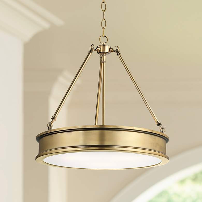 Minka Lavery Harbour Point 19" Wide Liberty Gold Pendant Light | Lamps Plus