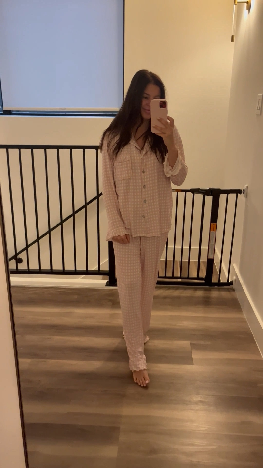 This is hands down my fav bamboo pajama set. Some Jammie’s are cute, some Jammie’s are comfy but these are both!! They are the only pair of pajamas that I don’t wake up hot or cold in. 1000/10! They also have a matching swaddle which is adorable, my sister bought these for me as a baby shower gift! Love the feminine ruffle details! 
