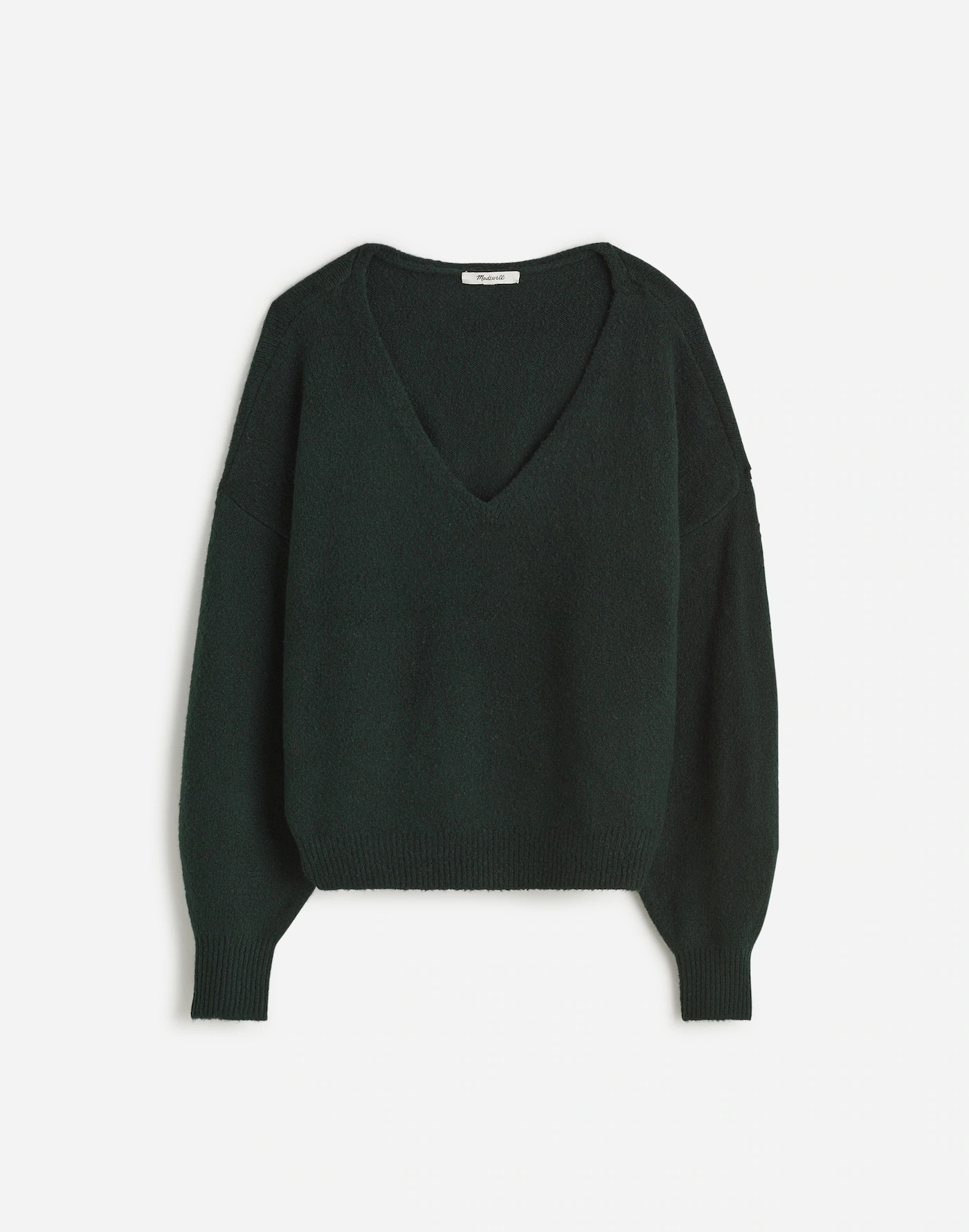 Wedged V-Neck Sweater | Madewell | Madewell