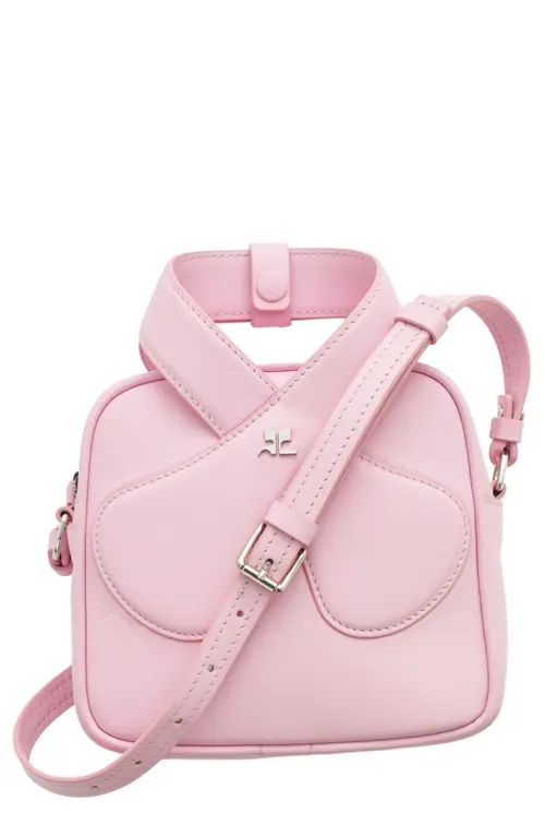 Courrèges Leather Loop Top Handle Bag in Pink at Nordstrom | Nordstrom