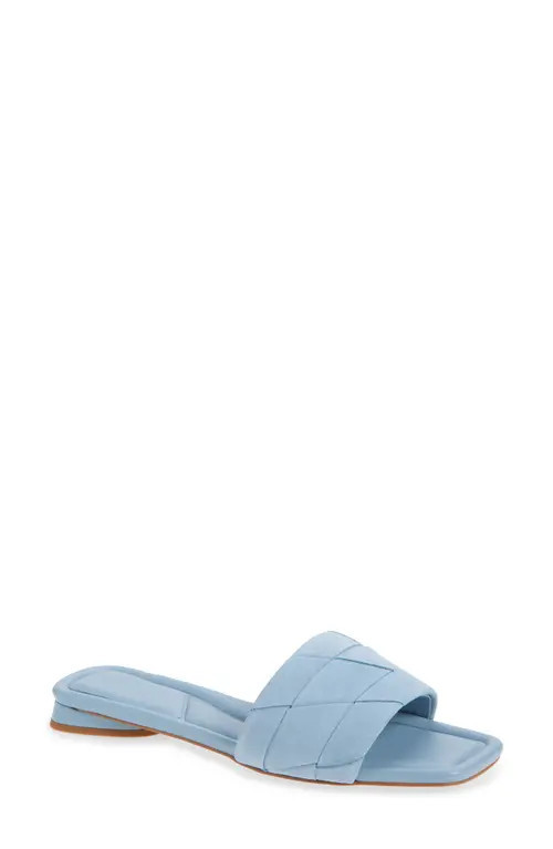 Nordstrom Brynn Slide Sandal in Blue Ashley at Nordstrom, Size 5.5 | Nordstrom